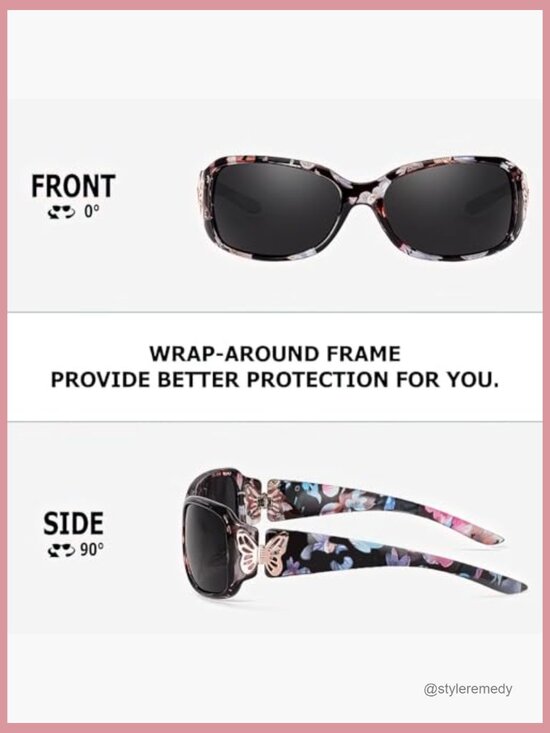 Polarized Wrap Around Sunglasses with UV400 Protection main image 4